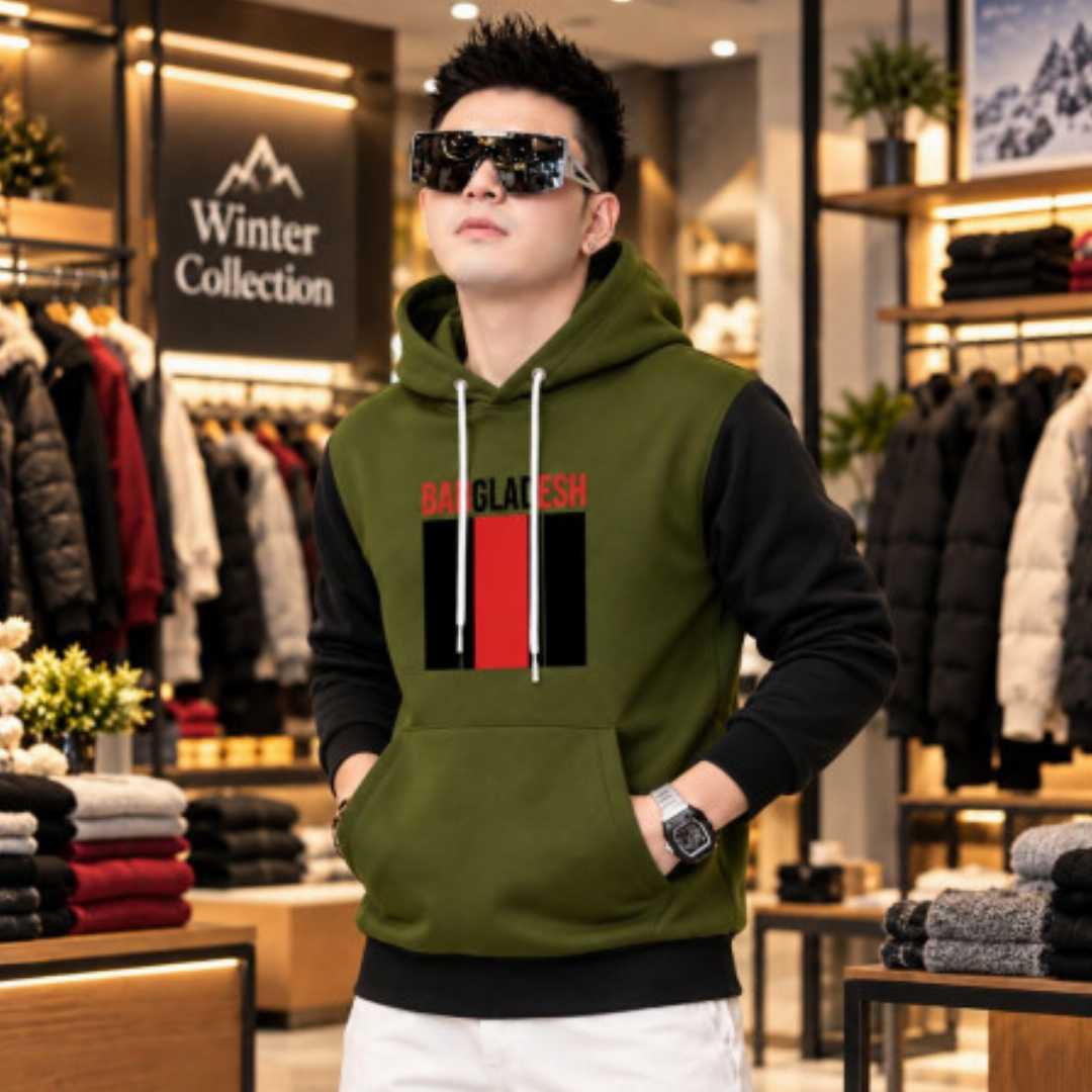 Winter Hoodies For Men (Bangladesh Maroon)